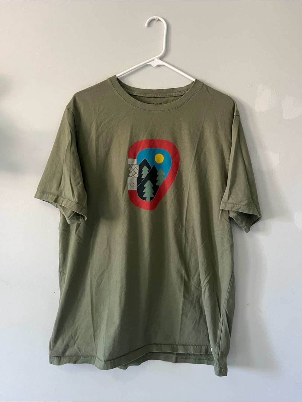 Mountain Hardwear Olive Short Sleeve Graphic Tee
